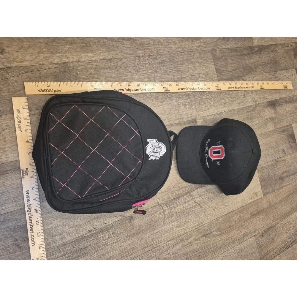 Ohio State Buckeyes‎ Small Backpack Black Pink Quilted Concept One RN 109028